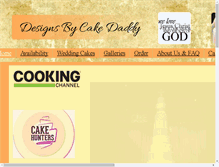Tablet Screenshot of imyourcakedaddy.com